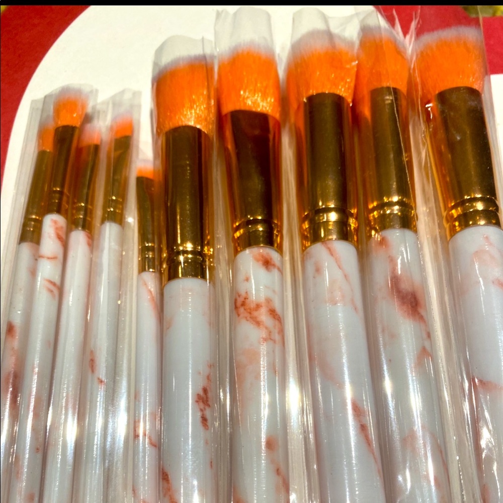10 piece makeup brush set